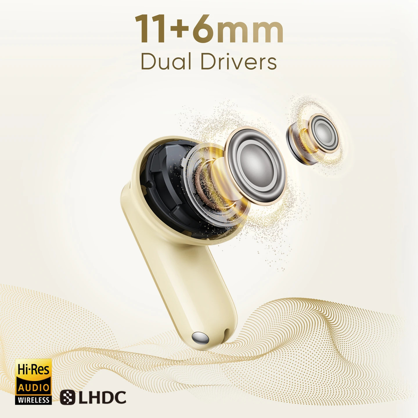 realme Buds Air8 with 55dB ANC,11+6mm Dual Drivers, 58Hrs battery Earbuds