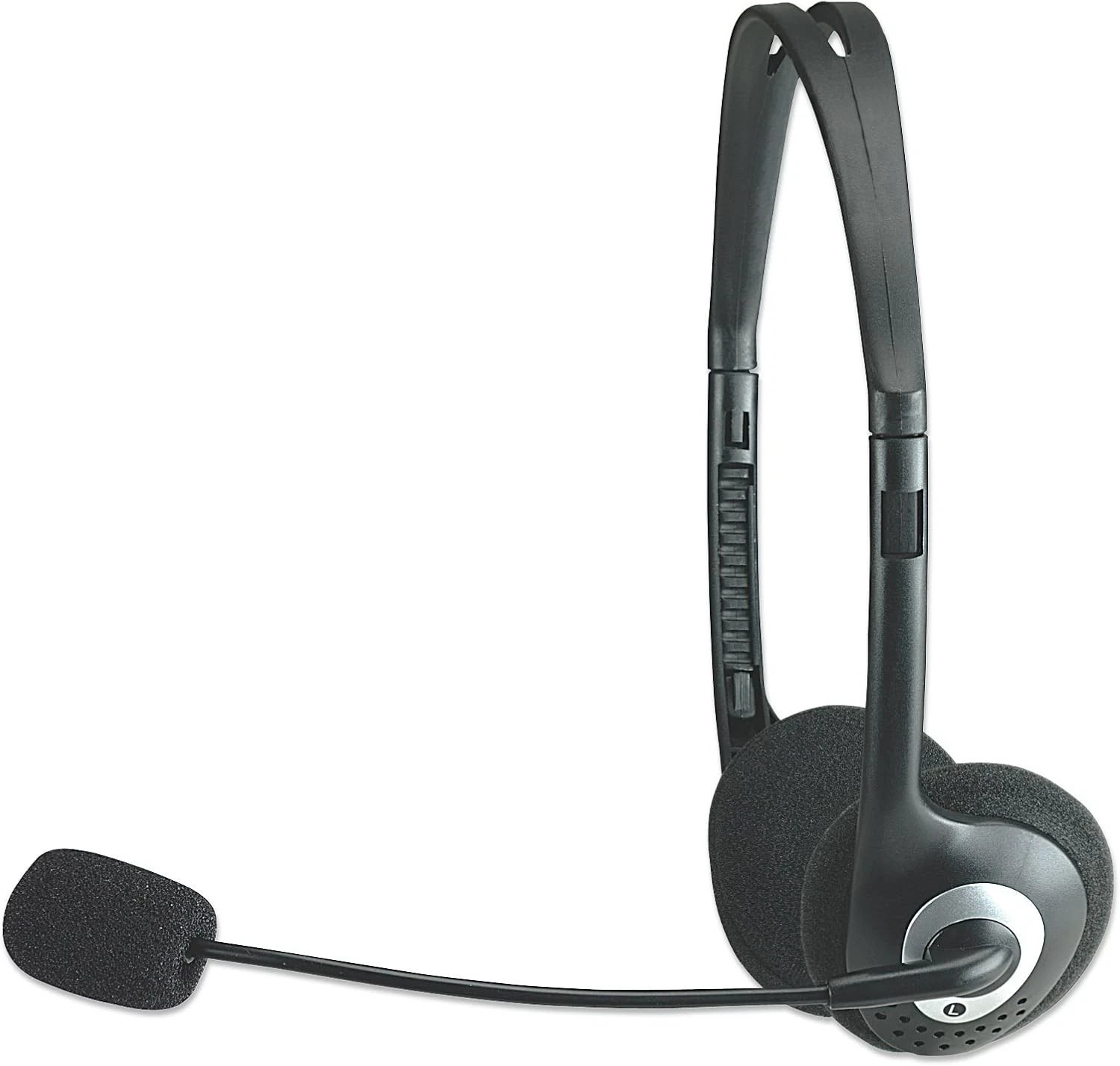 Koss CS6 Stereo Ear-Pad On the Ear Silver Computer Headphones Wired 2.5mm Jack