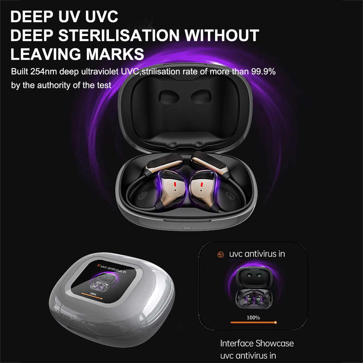 135+ Language Translator Earbuds Bluetooth Two-Way Real Time Smart Translation*