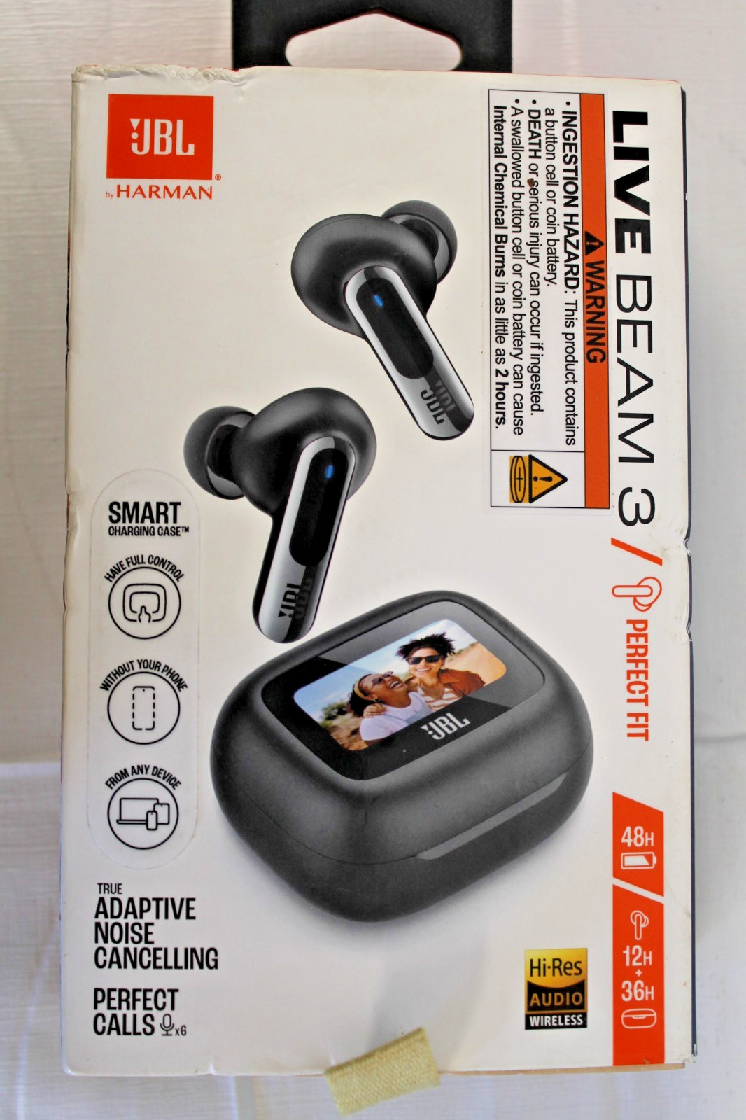 JBL Live Beam 3 Wireless Earbuds