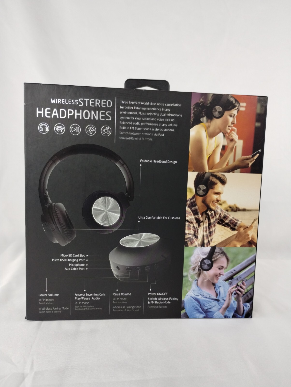 Wireless Stereo Over-Ear Headphones Compatible With Most Gaming Controls.