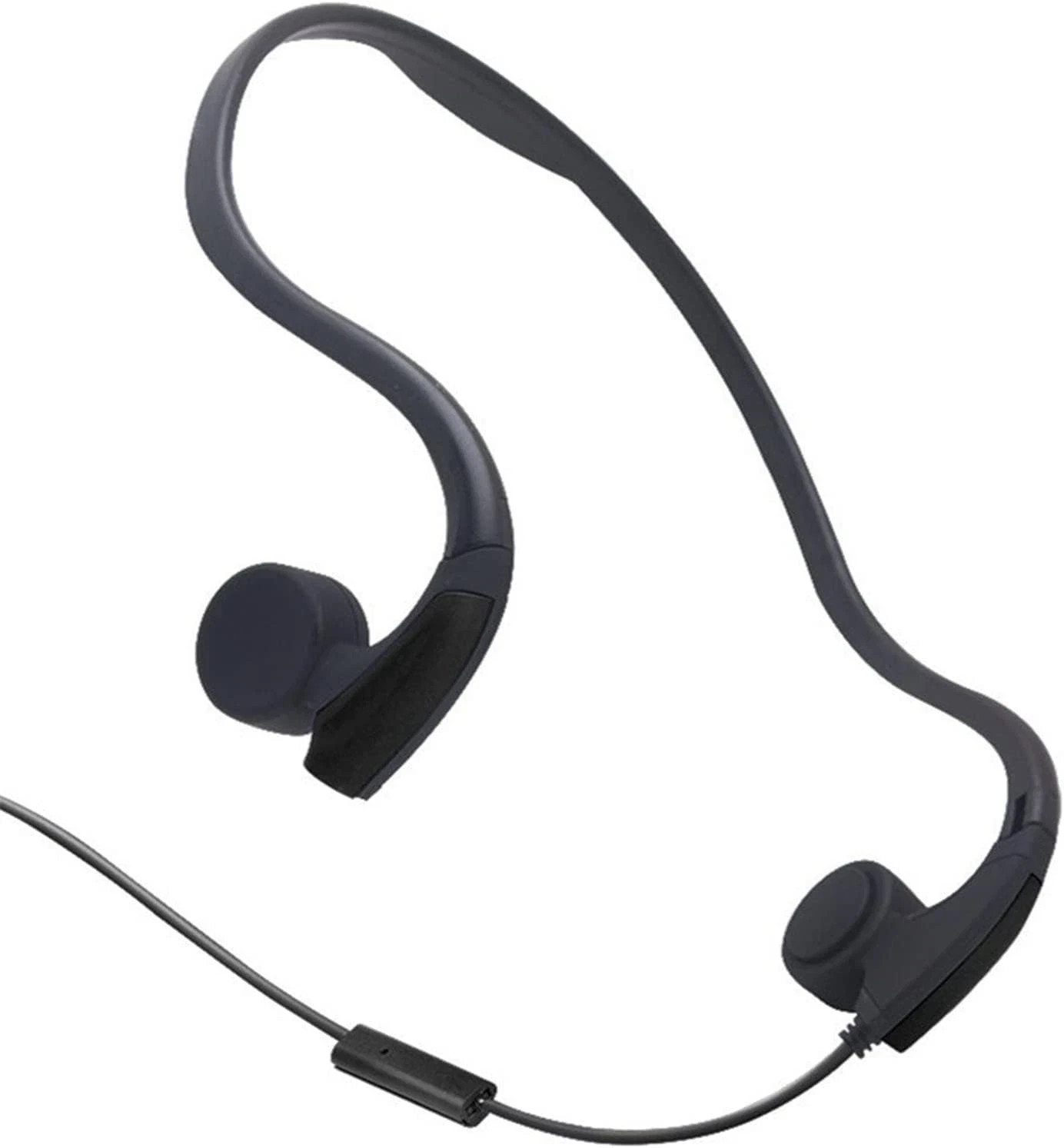Bone Conduction Wired Headphones with Noise Cancelling Mic 3.5Mm Connector Sweat