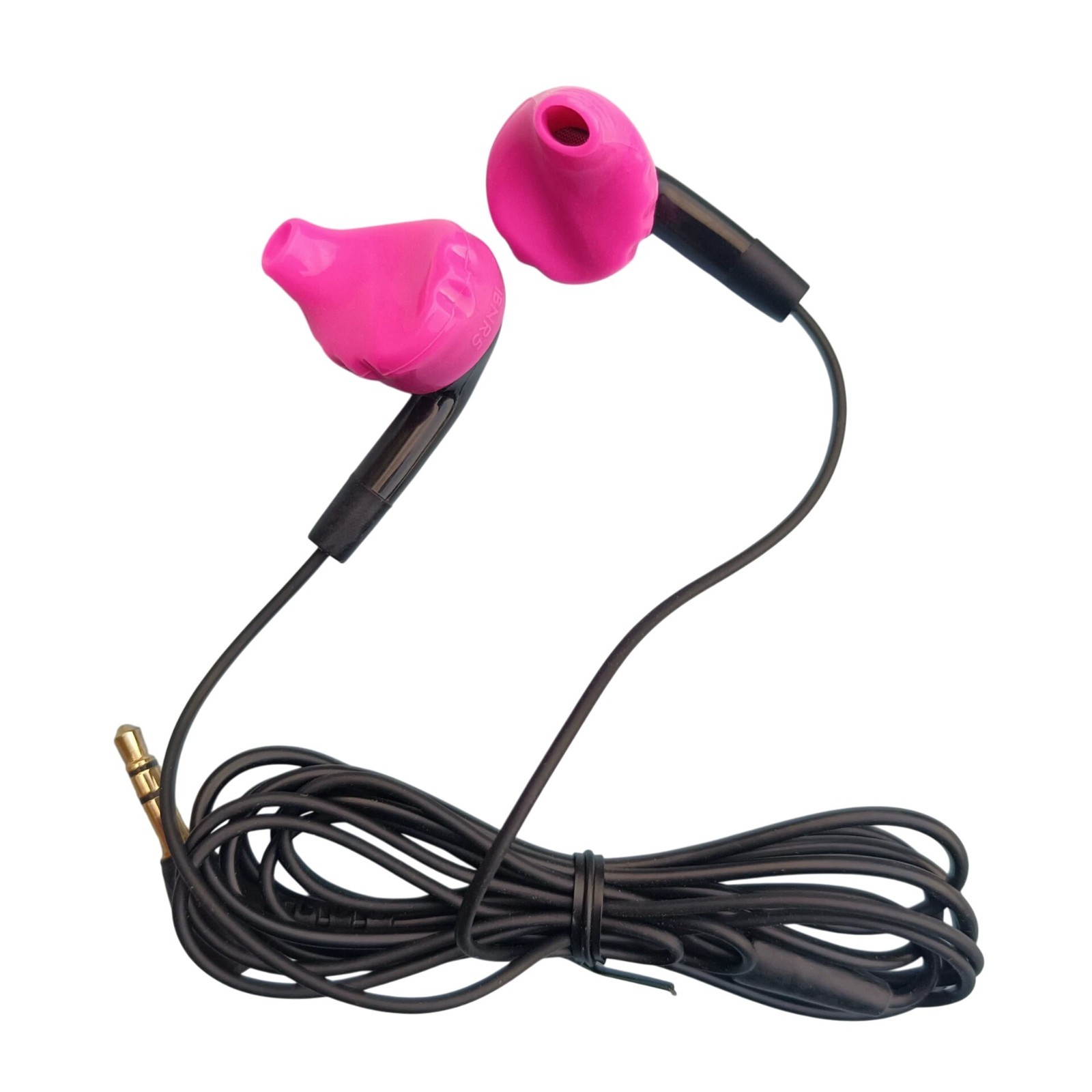 Yurbuds Inspire Sports Earphones Black/Pink 3.5mm Wired Earbuds