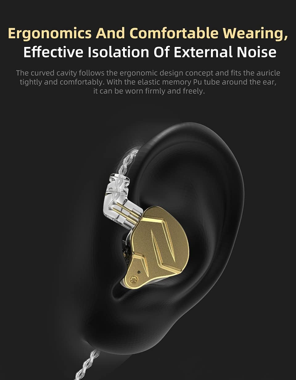 KZ ZSN Pro X in Ear Monitor Earphone 1BA 1DD Hybrid Dynamic Dual Driver IEM