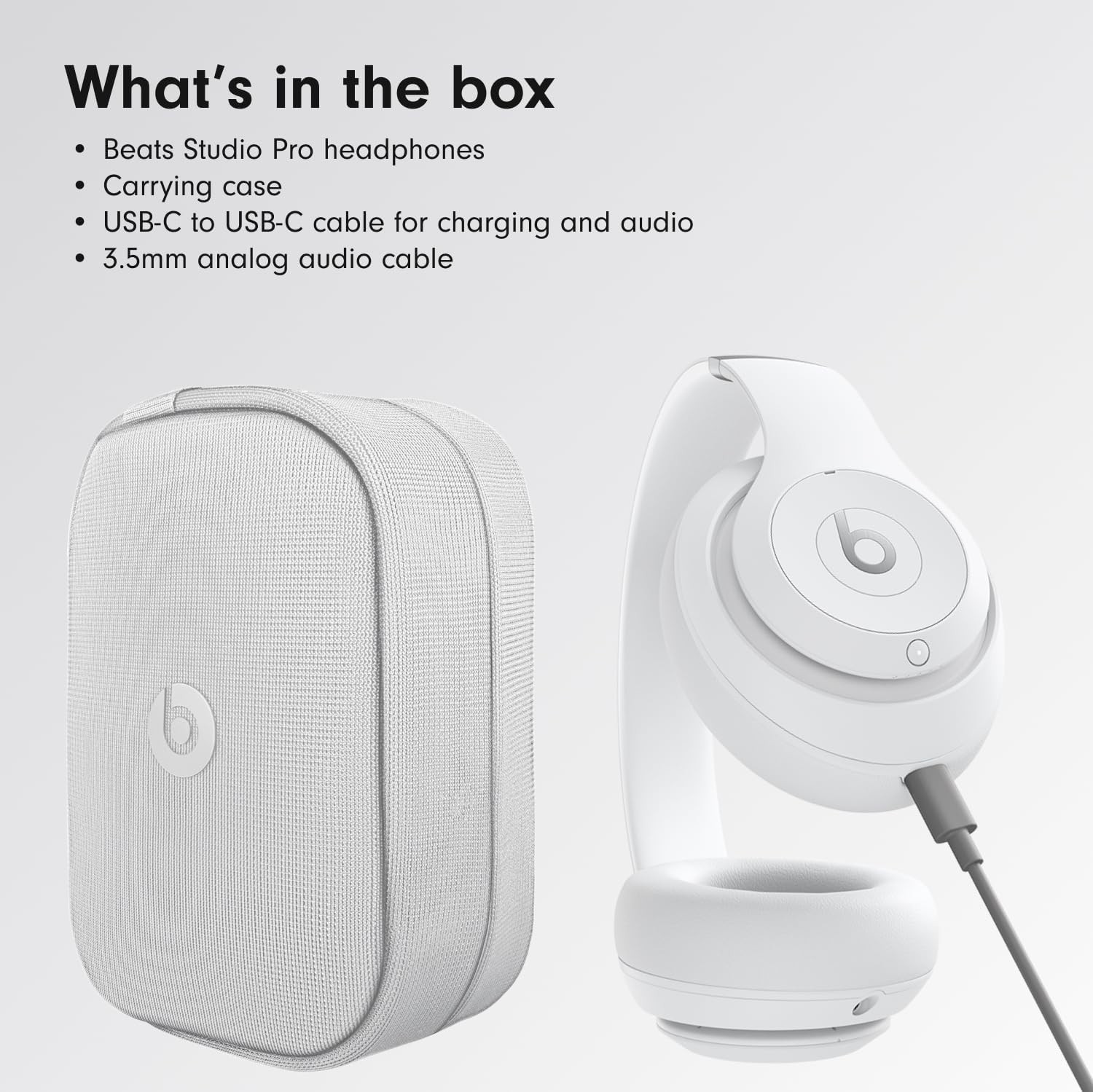 Beats Studio Pro – Premium Wireless Over-Ea Headphones – Matte White *SEALED*