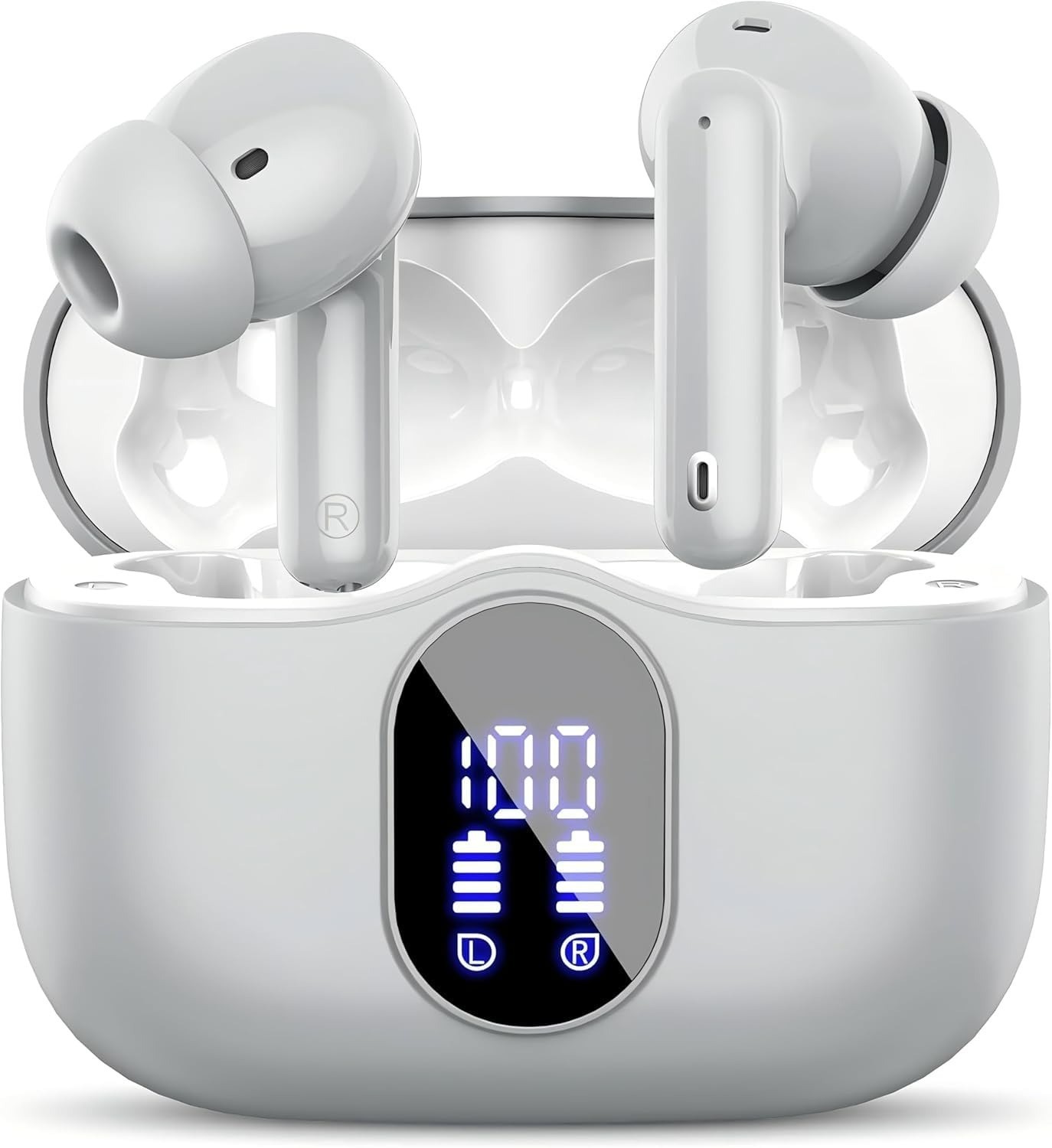 Btootos A90 Pro Wireless Earbuds Bluetooth 5.4 Noise Cancelling IP7 Waterproof