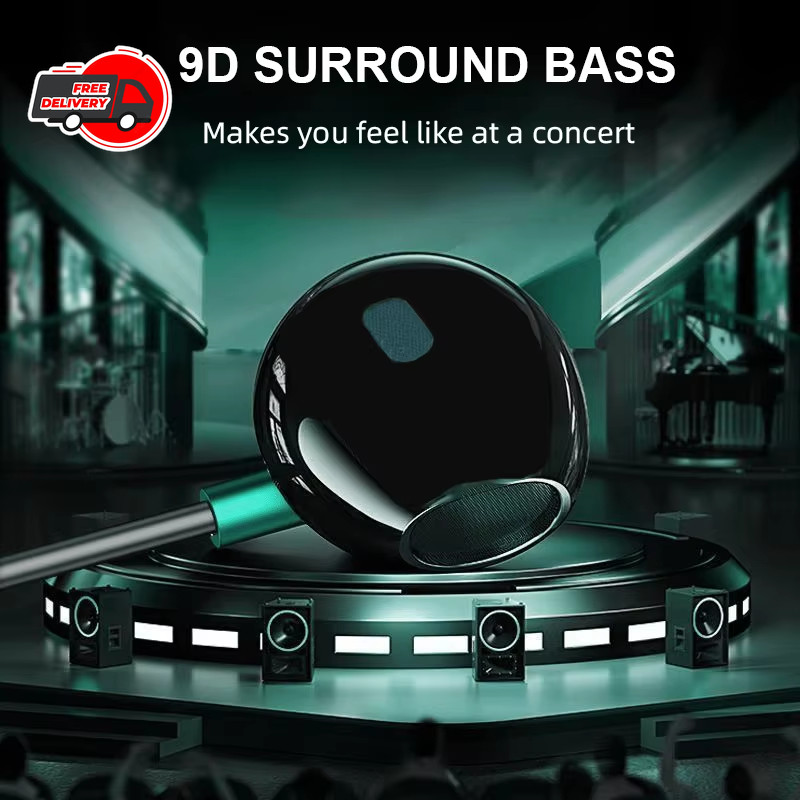 9D Bass Stereo Type-C 3.5mm Wired Earphones With Mic For iPhone 16 15 Samsung