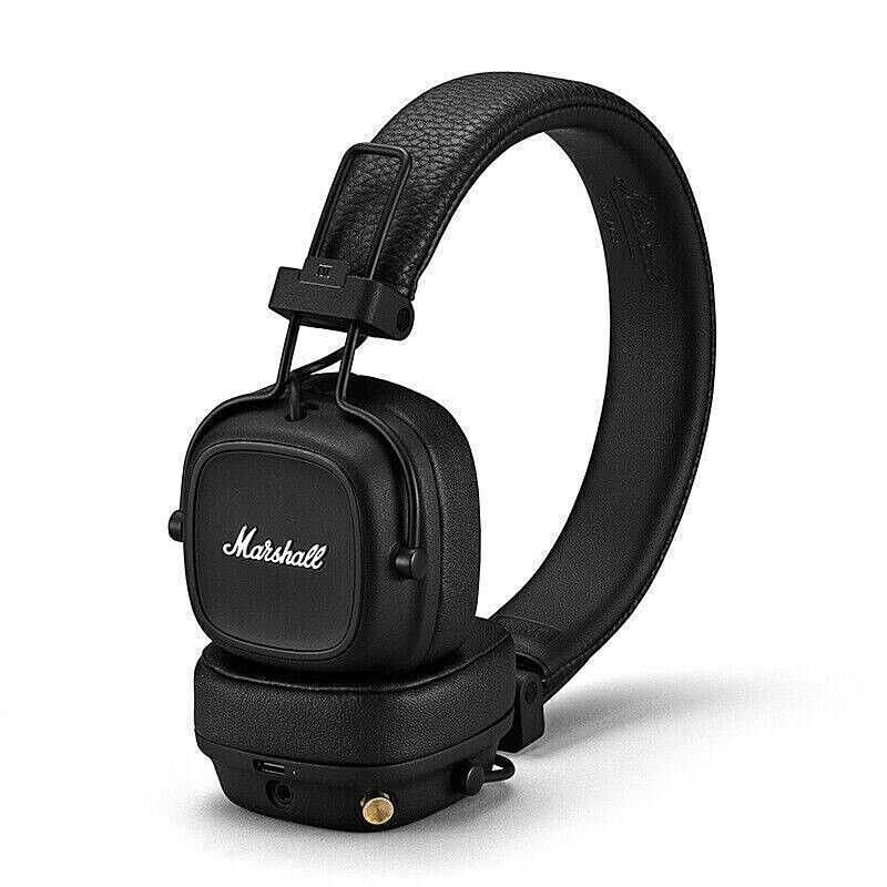 USA Mārshall – Major IV Bluetooth Headphone with wireless charging Black/Brown