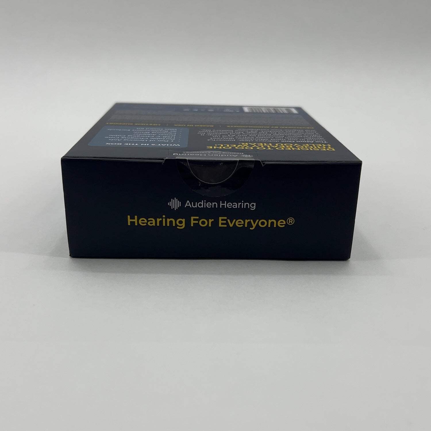 New Audien Hearing Atom One Rechargeable OTC Hearing Aids Gray ATOM ONE