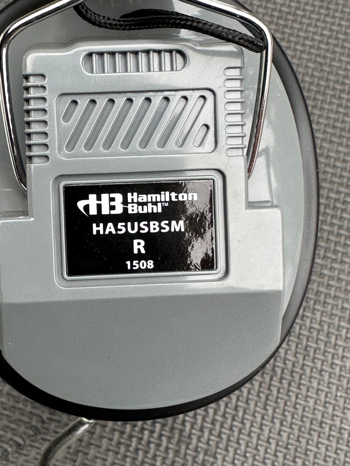 Hamilton Buhl HA5USBSM Headphones With USB Plug And Volume Control