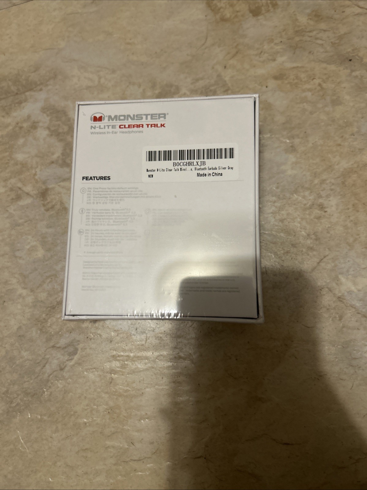 New Sealed-Monster N-Lite Clear Talk Wireless Earbuds Bluetooth 5.3 for Sport