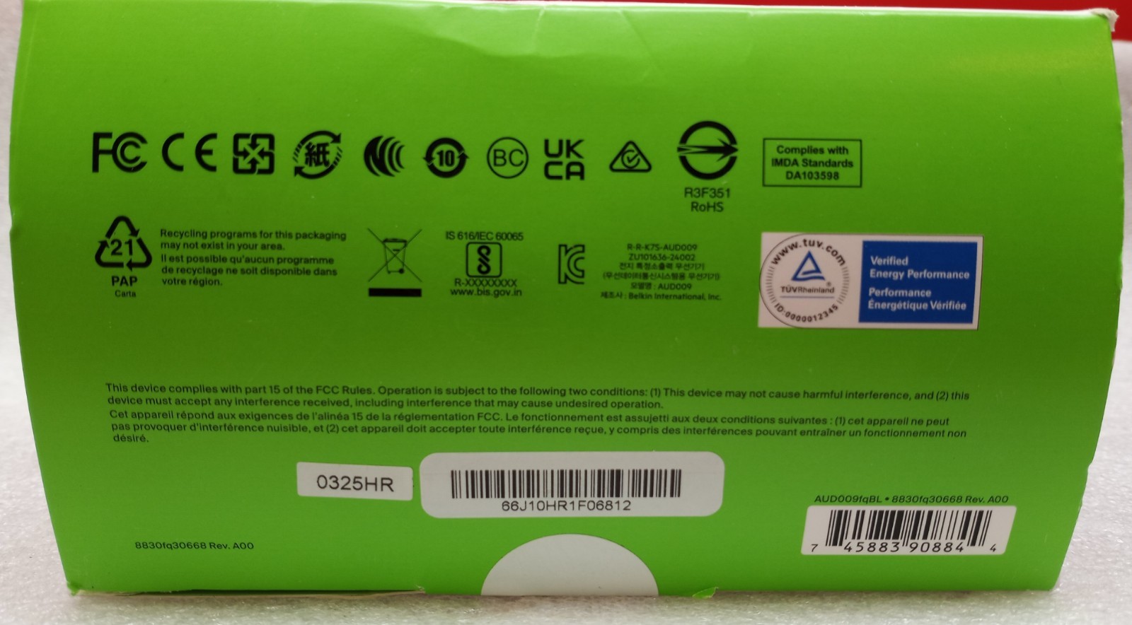Belkin SoundForm Surround Over-Ear Sound Isolating True Wireless Headphones