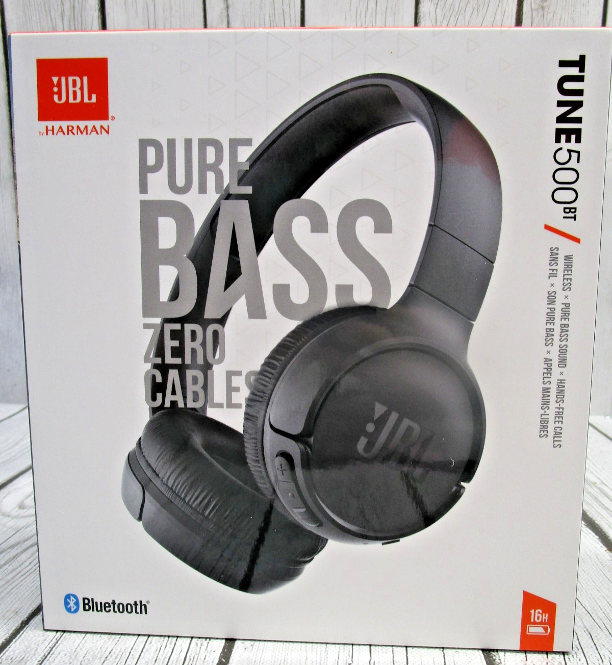 JBL TUNE 500BT Bluetooth Headband Over-Ear High-Quality Wireless Headphones