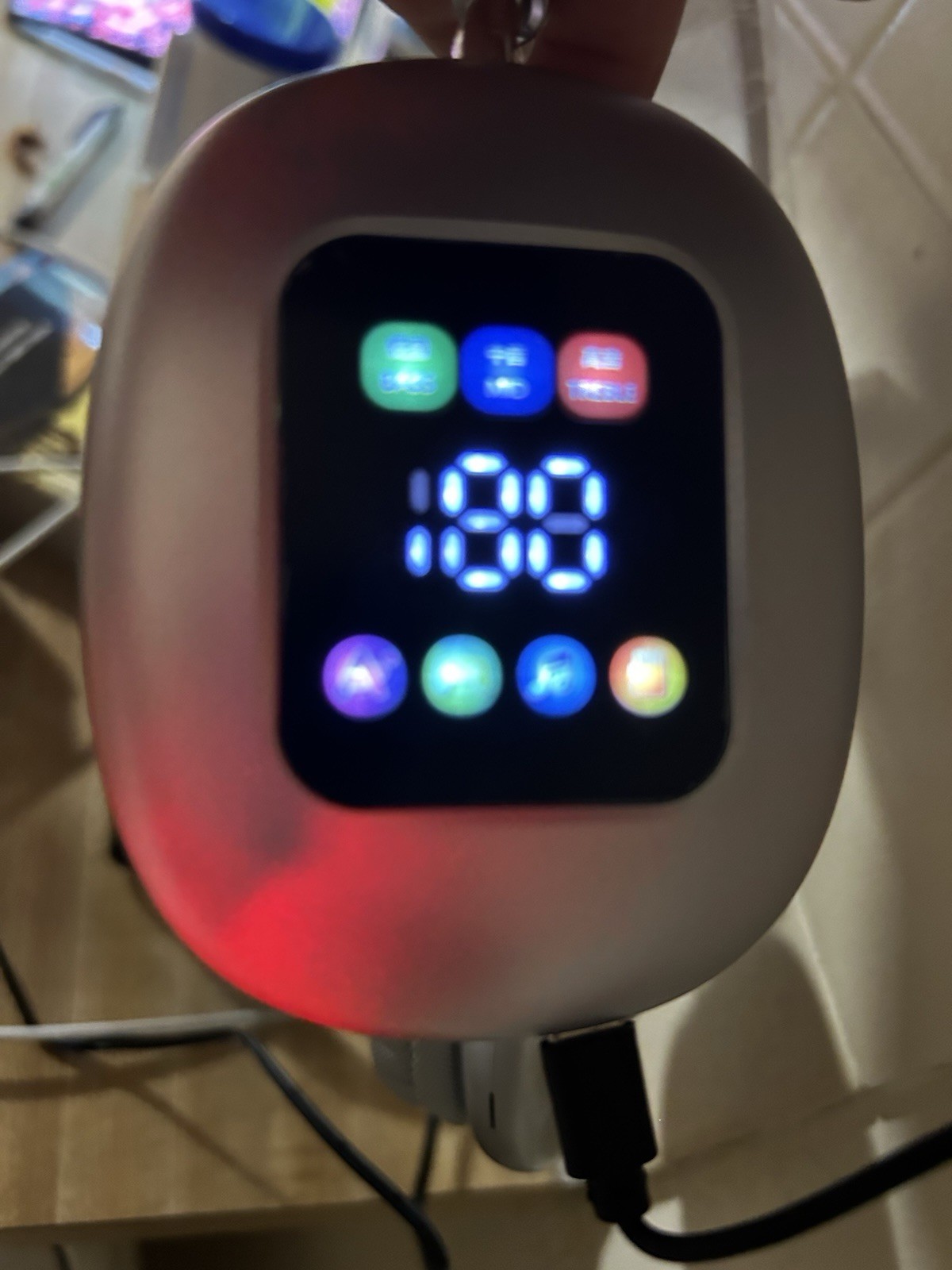 P-Max300 COOL.Art Wireless Bluetooth Headphones Touchscreen Display