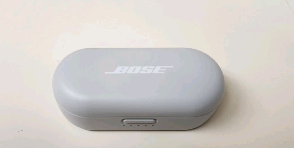 Bose Sport Earbuds Bluetooth Wireless Earbuds w/ Charging Case – White/Gray –…