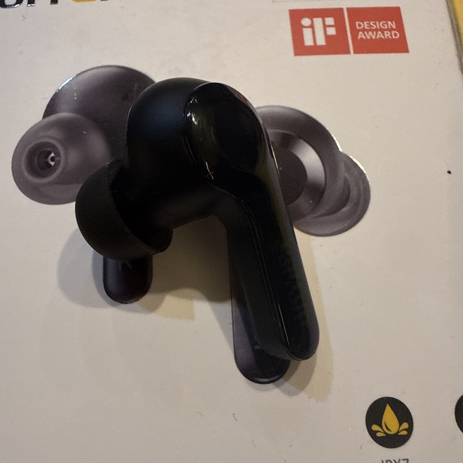 EarFun Air Wireless Earbuds Bluetooth Headphones IPX7 Waterproof TW200 Black