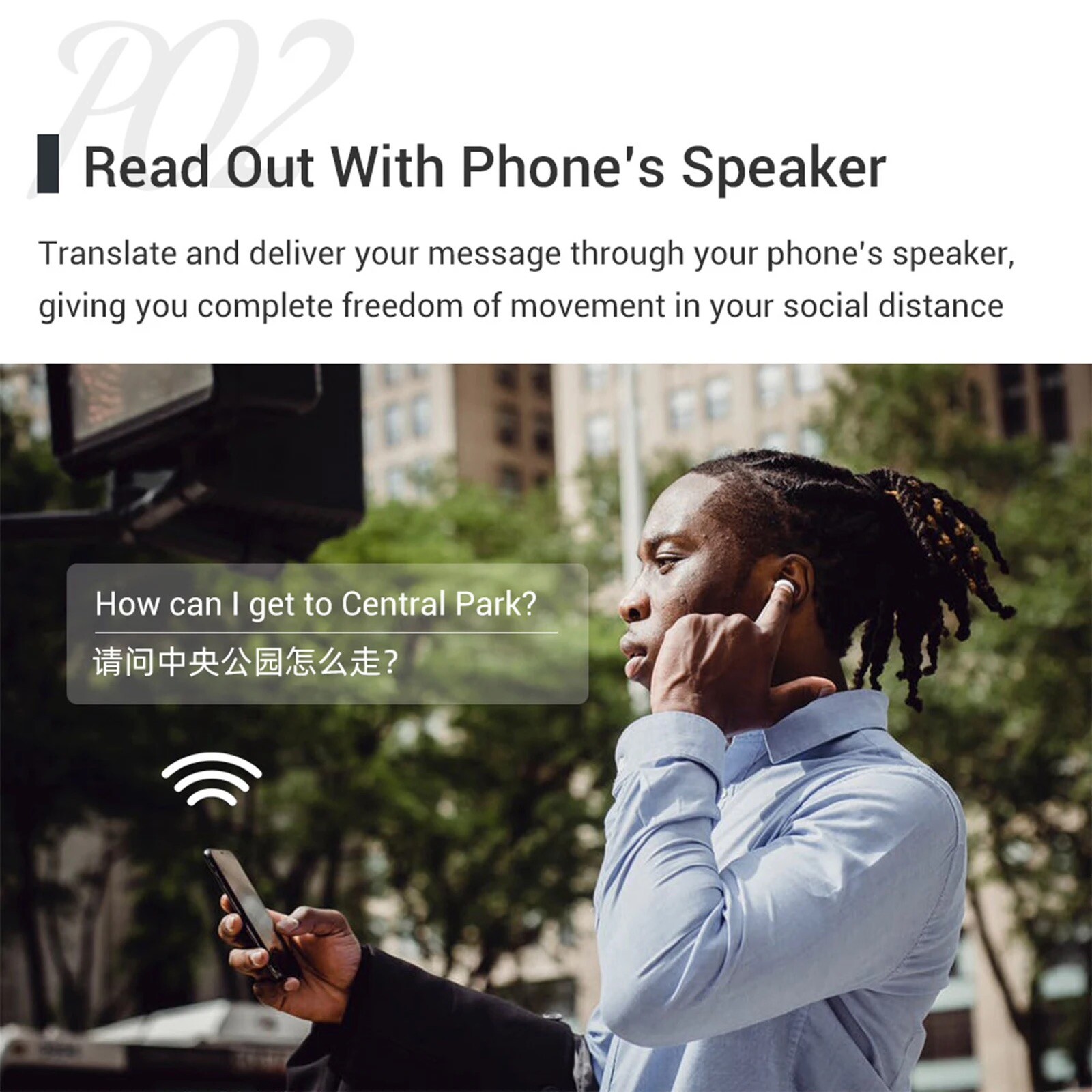 TRANSLATION TWS 5.0 Wireless 127 Real-Time Speech To Text Transcribe & Translate