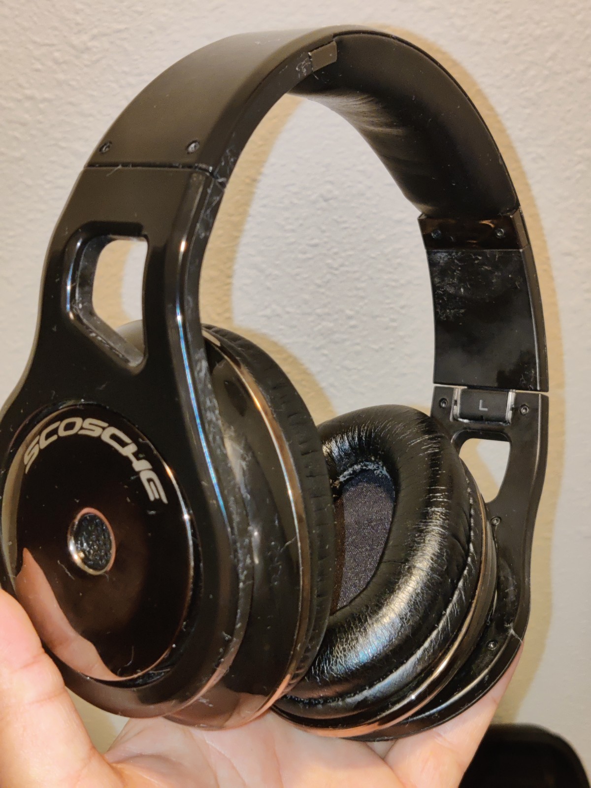 Scosche Headphones Headset Black Complete Tested Working