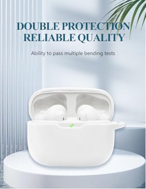 Case for JBL Vibe Beam 2/Vibe Beam – True Wireless Noise Cancelling WHITE