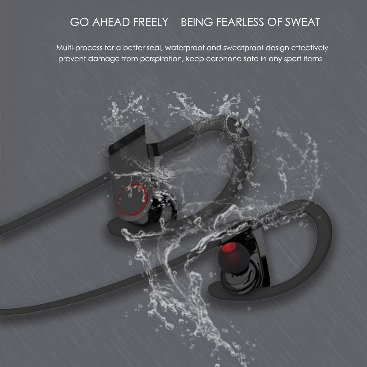 Waterproof Bluetooth 5.0 Earbuds Stereo Sport Wireless Headphones in Ear Headset