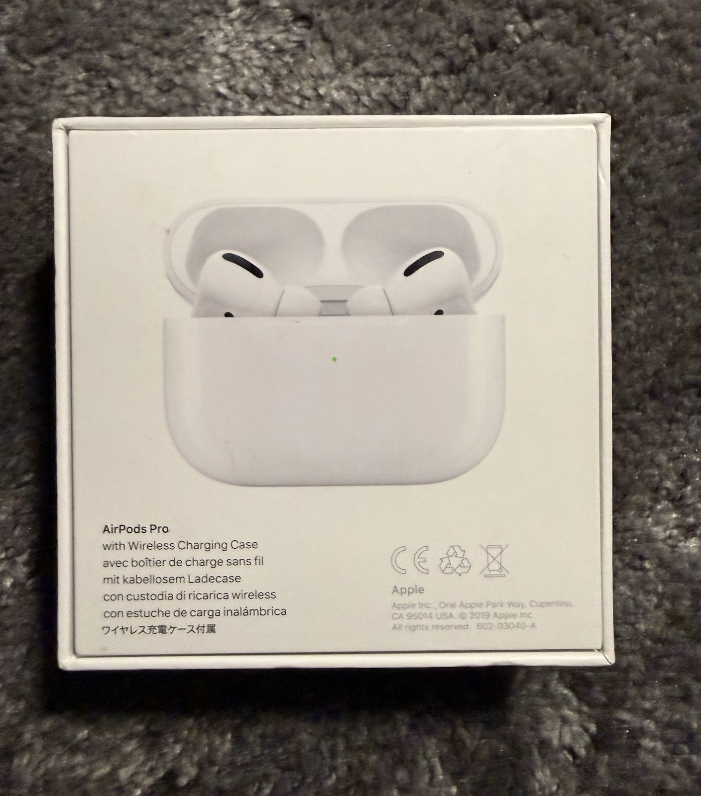 Apple AirPods Pro White Bluetooth Wireless Earbuds w/ Wireless Charging Case