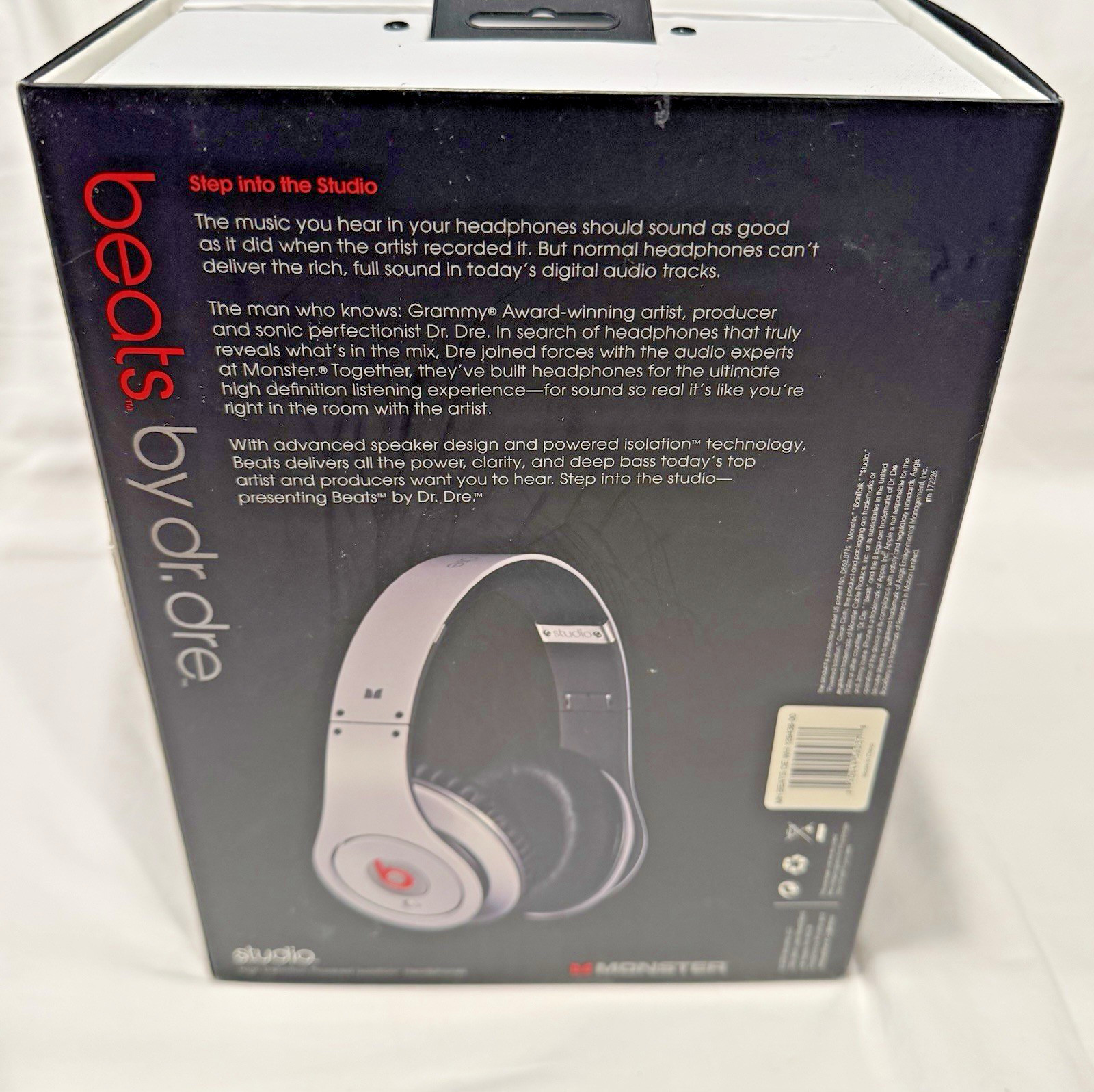 Beats by Dr. Dre Studio Monster Era White Over-Ear 3.5mm Hi-Def Iso Headphones