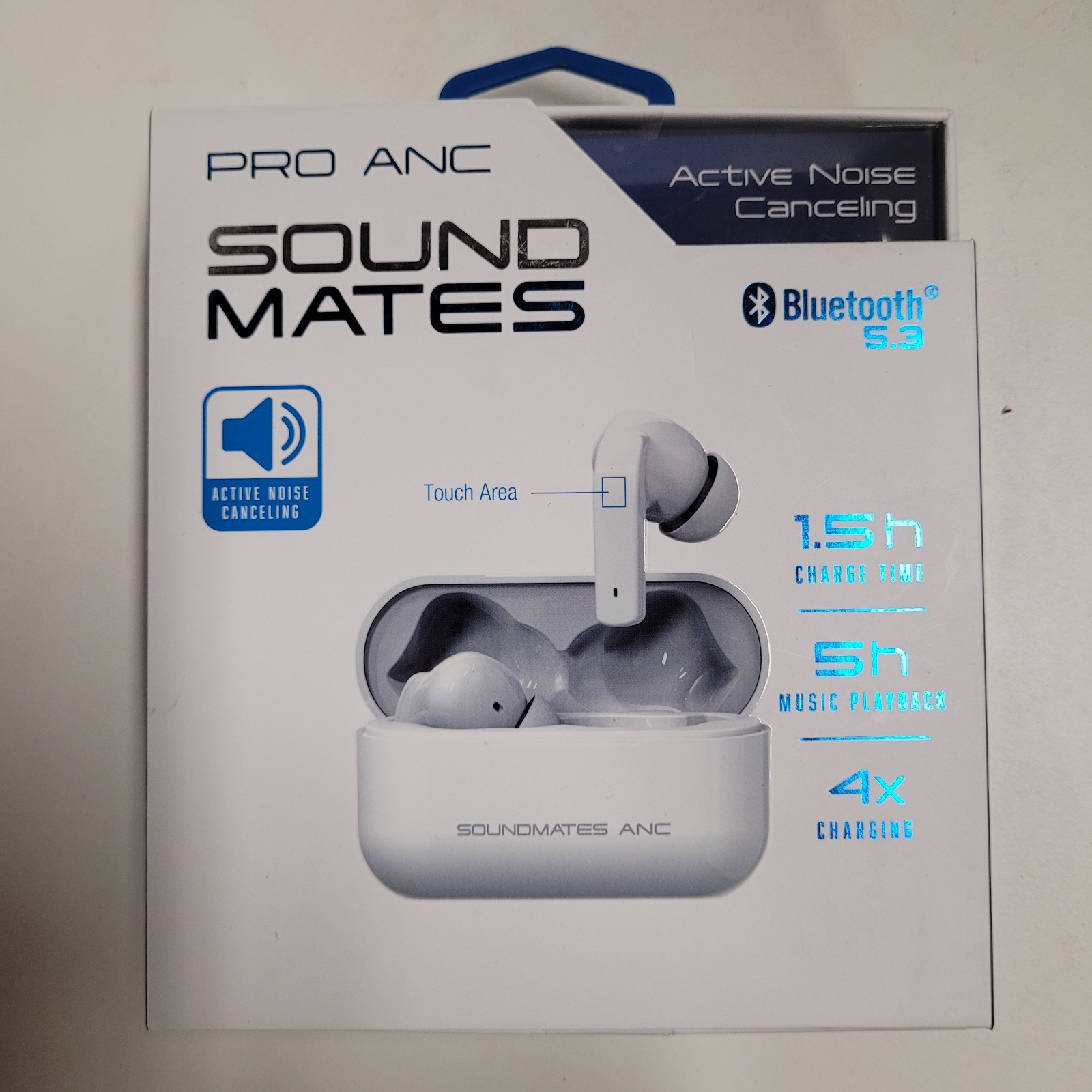 Pro Anc Sound Mates Wireless Earbuds Noise Canceling, Bluetooth 5.3, Unopened