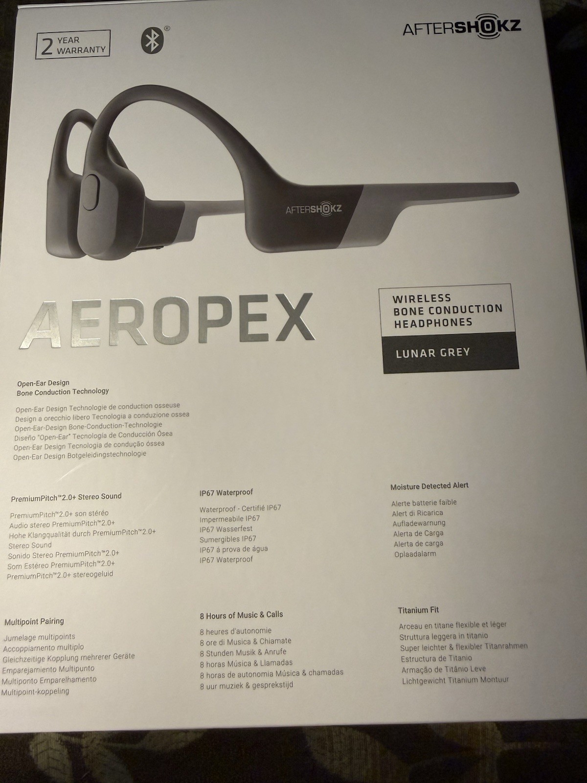 Women’s Aeropex Aftershokx Wireless Bone Conduction Headphones