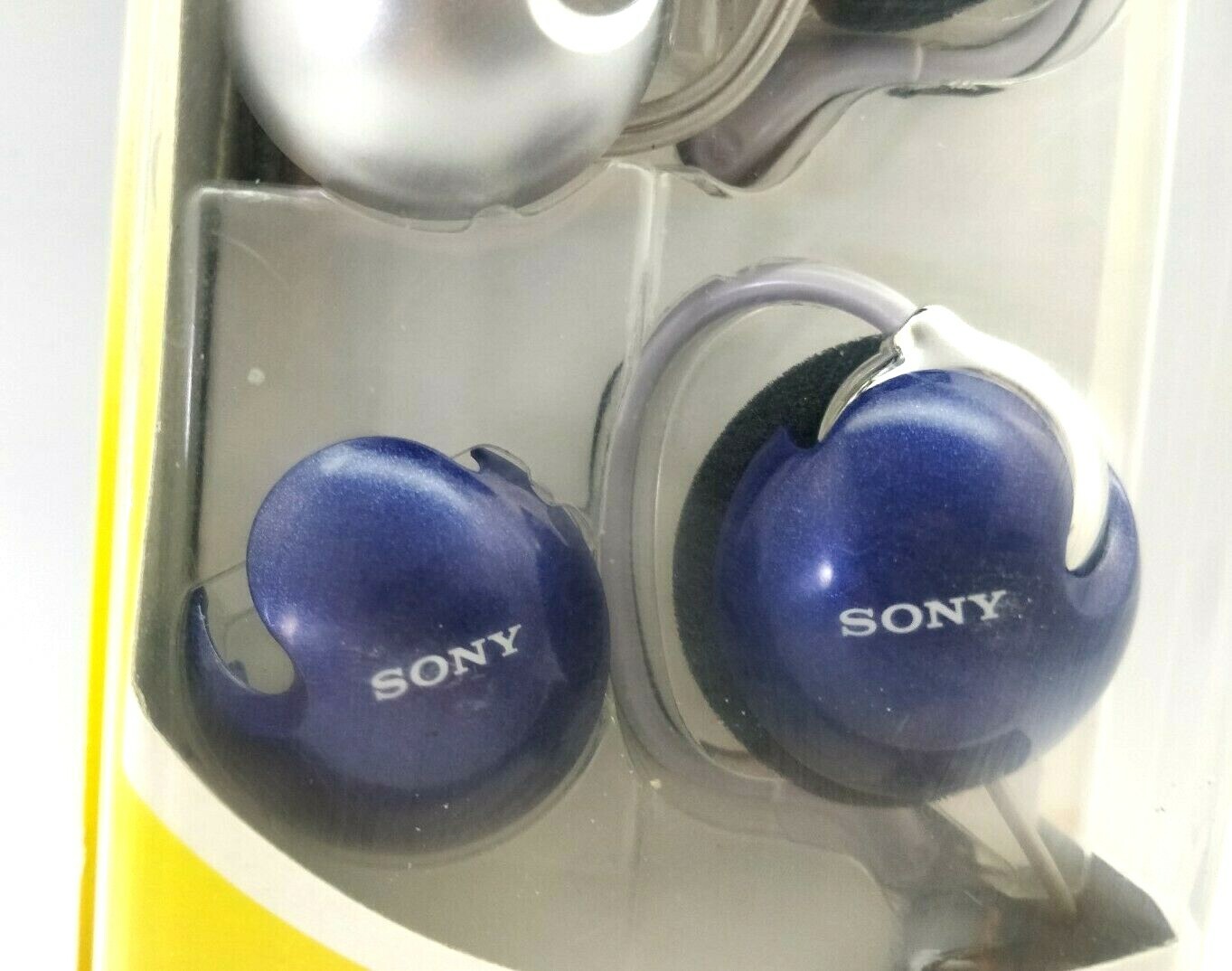 Sony MDR-Q22LP/SQ1 Stereo Headphones with Changeable Caps Blue Silver NOS