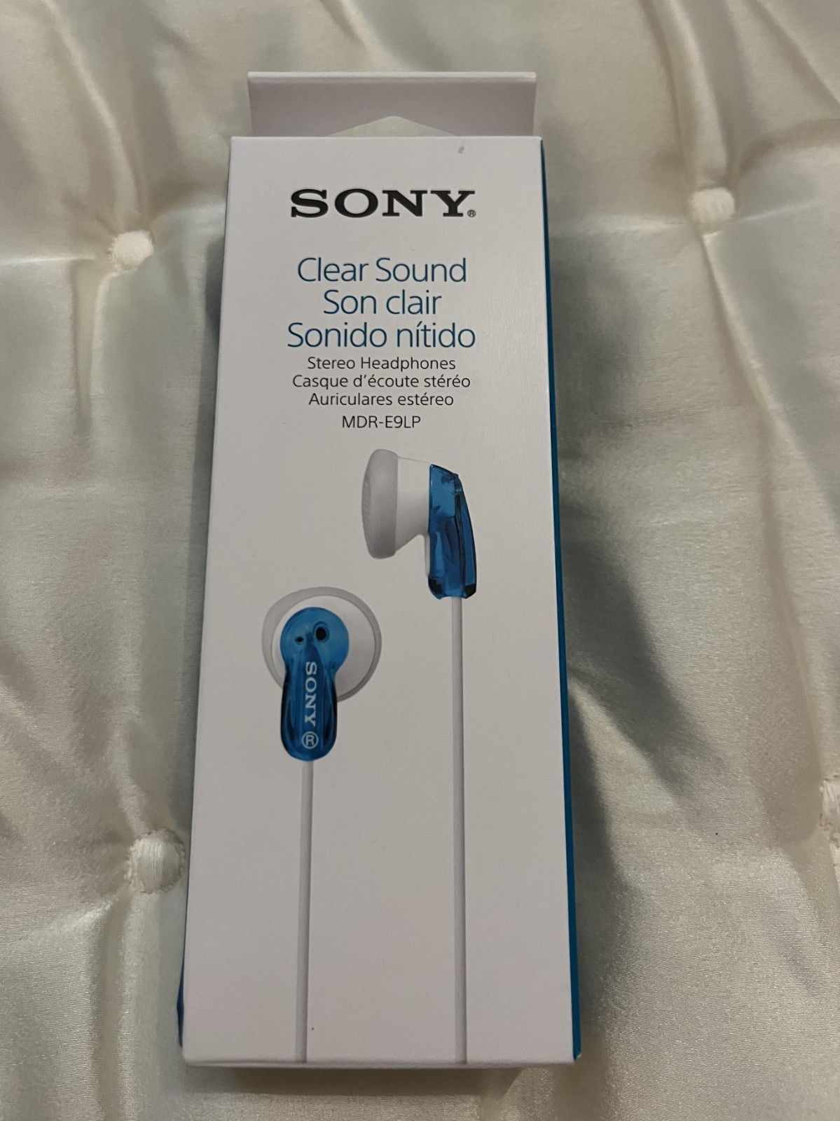 New Sony MDR-E9LP In-Ear Only Headphones – Blue