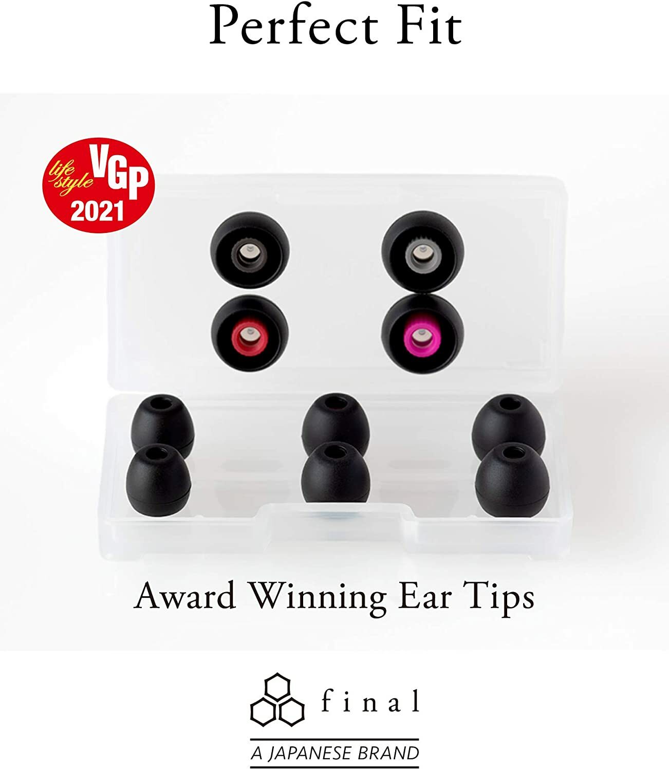 FINAL A4000 In-Ear Earphones High Precision Hi-Res Headphones IEM Earbuds