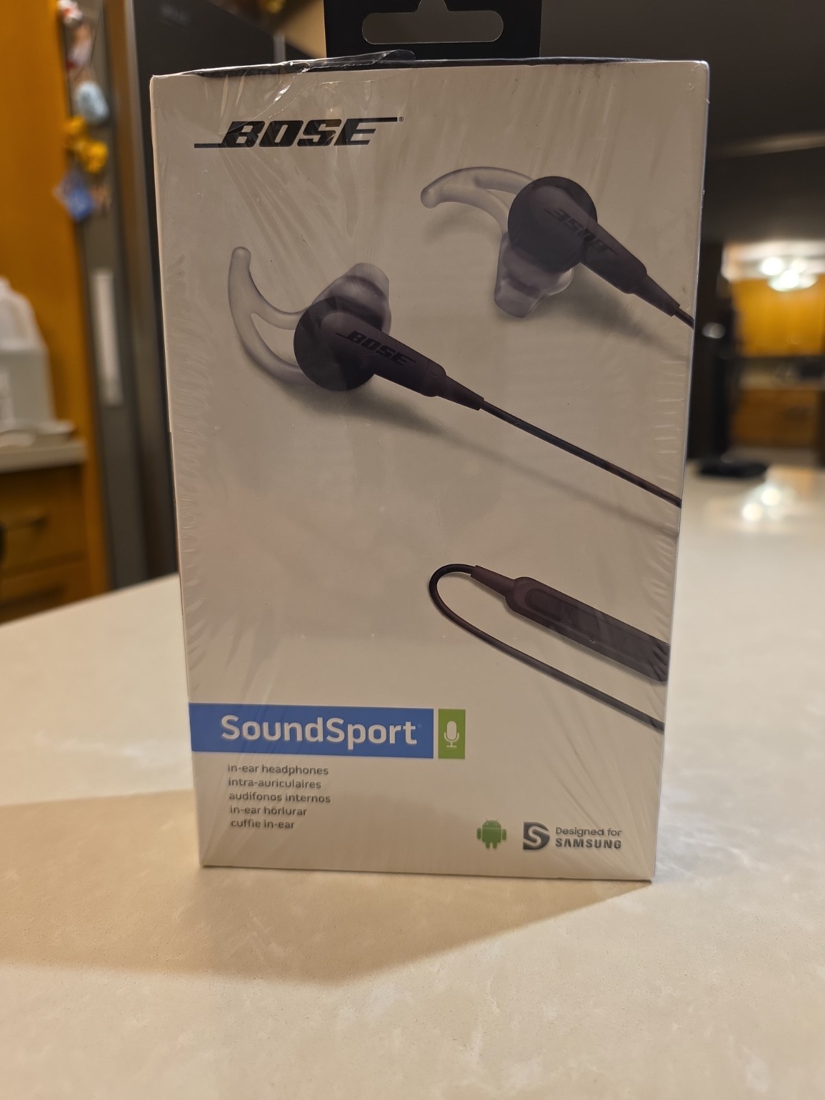 BOSE SoundSport IE in-ear Headphones Charcoal Black 741776-0070 – For Samsung