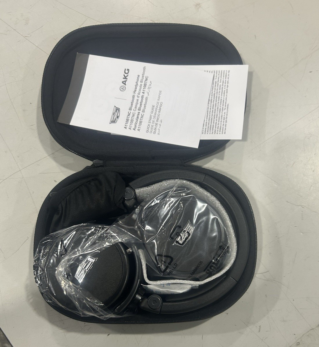 AKG N700NC Black Over-Ear Bluetooth Active Noise Canceling Foldable w/ Case