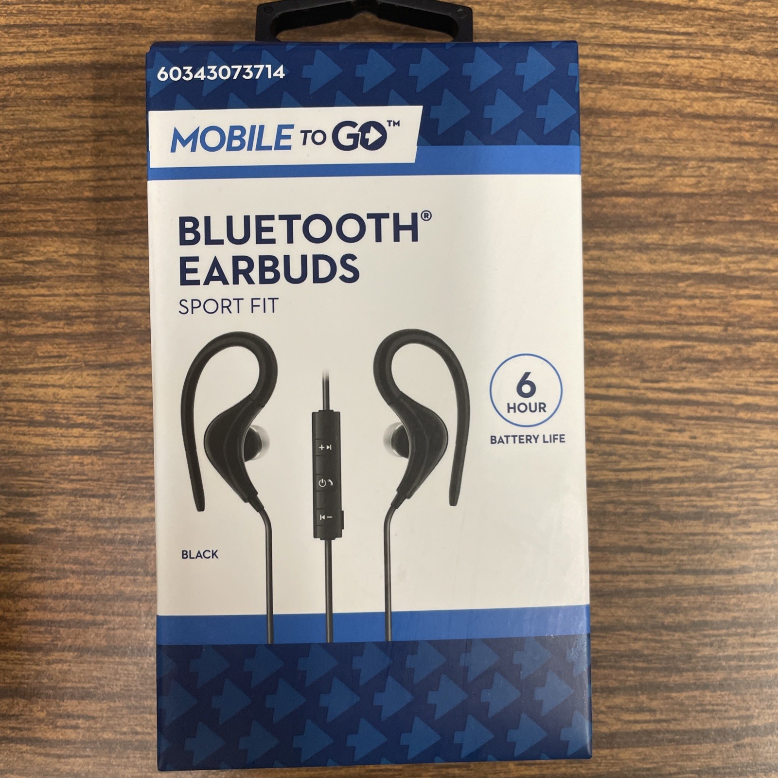 Mobile To Go Bluetooth Earbuds – Sport Fit (60343073714) – Black