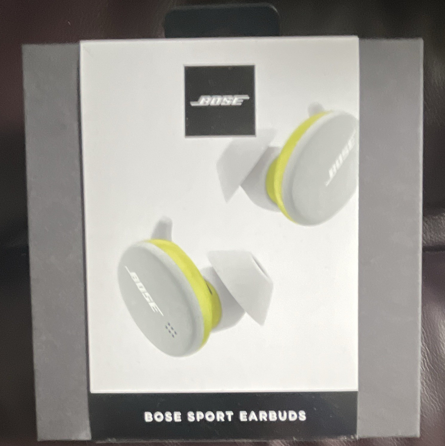 Bose Sport Earbuds Bluetooth In-Ear Wireless Earbuds White/Green 805746-0030