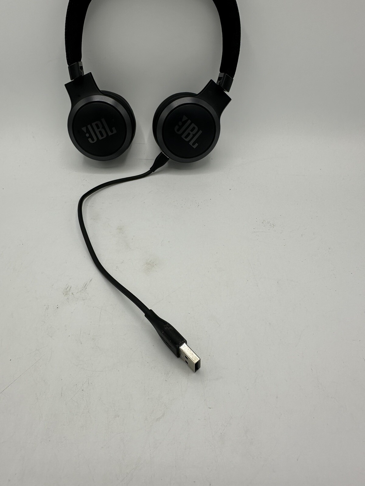 JBL Live 460NC Wireless On-Ear Noise-Cancelling Headphones – Black Bluetooth EUC