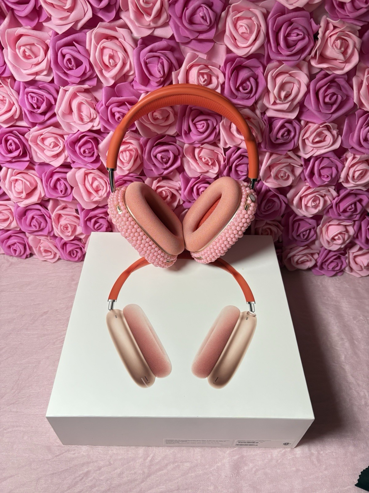Apple AirPods Max Pink Orange Over-Ear Bluetooth Headband Headphones 2020s
