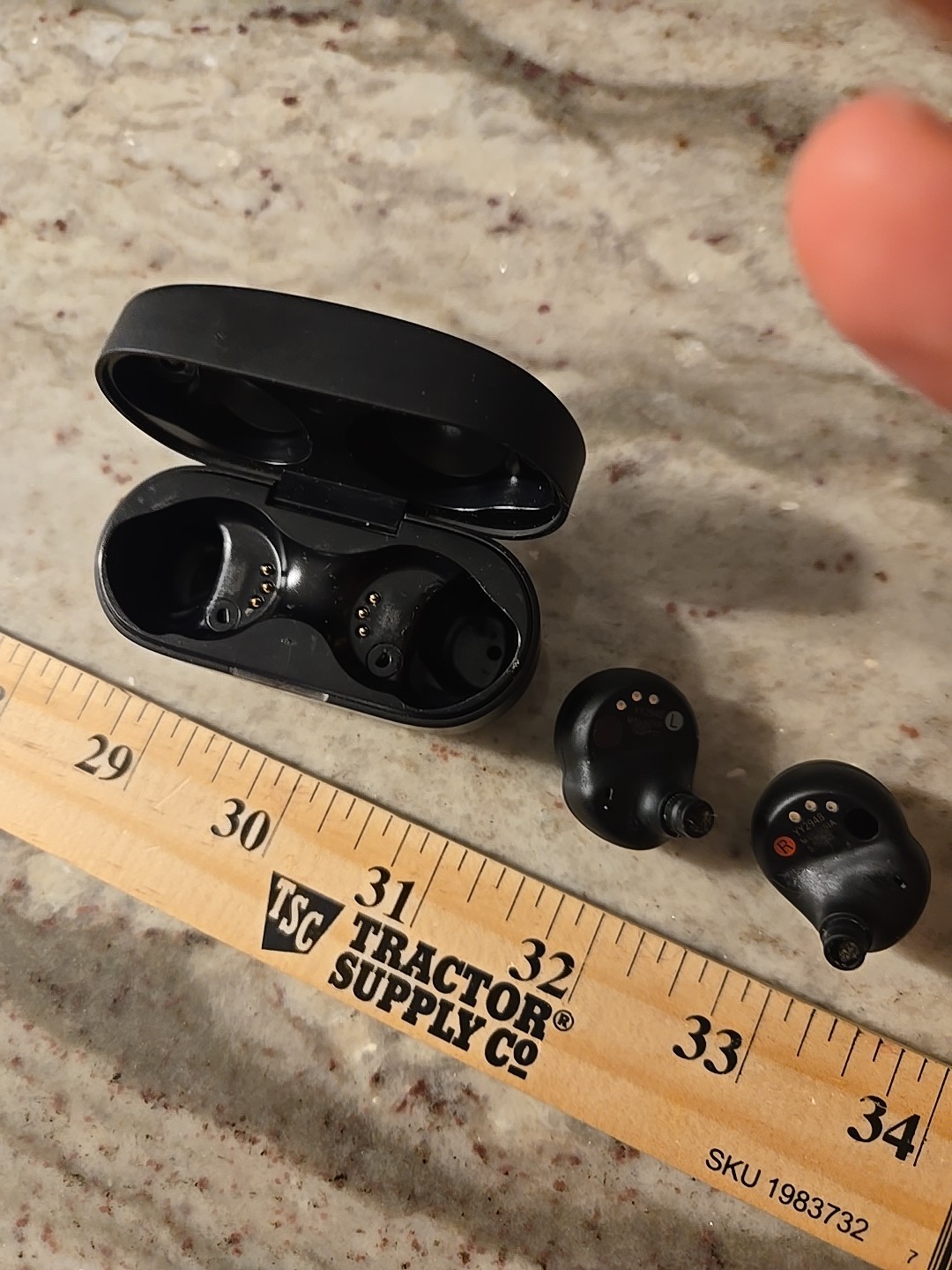 Sony WF-1000XM3 Wireless Earbuds w Case Not Tested For Parts Only AS-IS