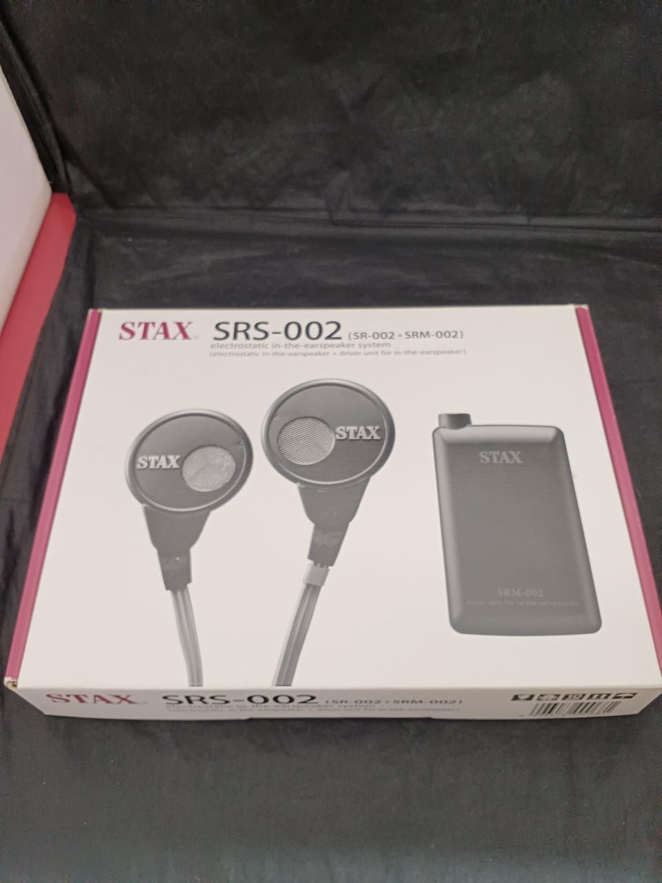 STAX SRS-002 SR-002 Earspeaker + SRM-002 Driver Unit Fully Working JAPAN