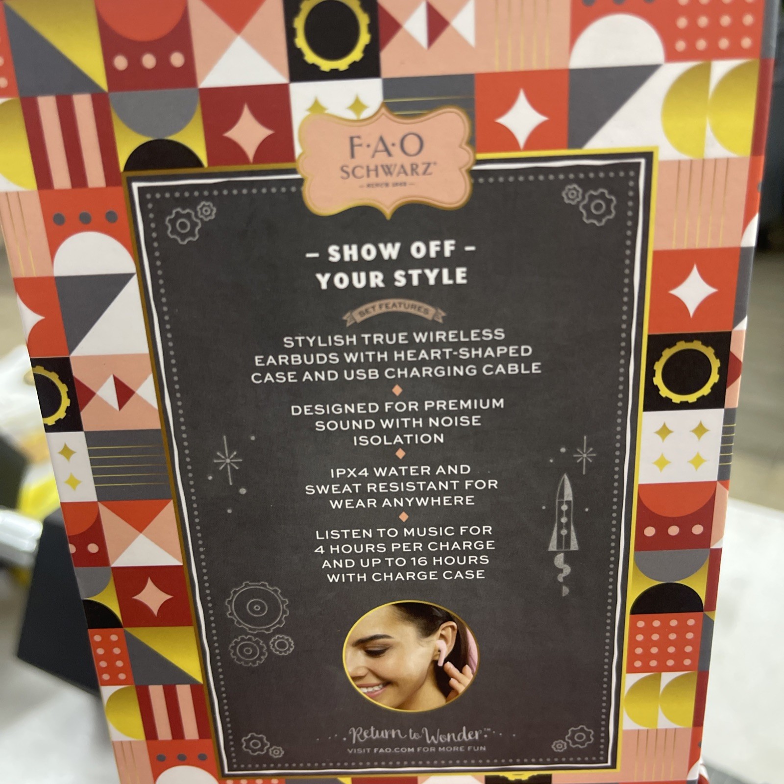 FAO Schwarz Music Love True Bluetooth Wireless Earbuds