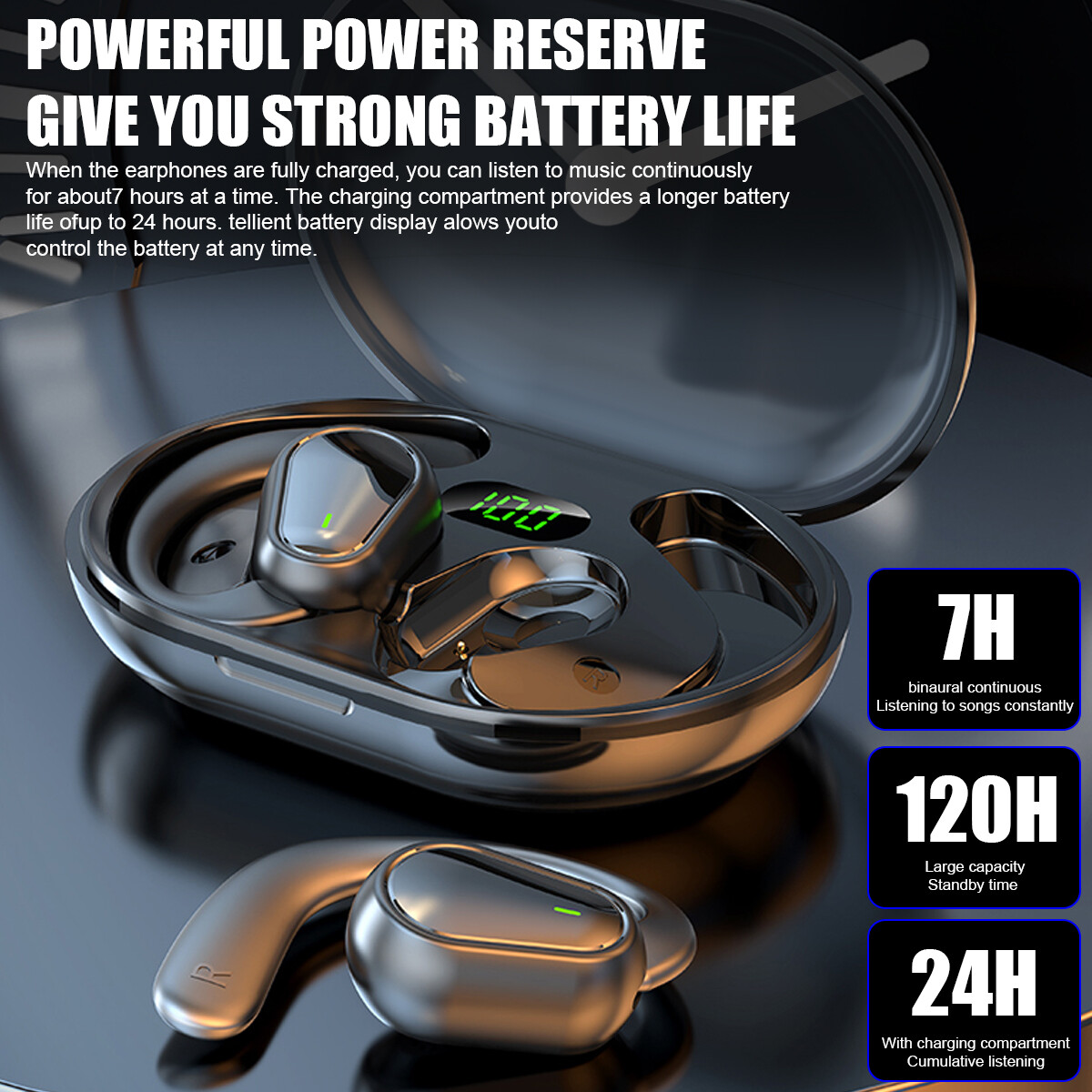 NEW TWS Bluetooth 5.3 Headsets Wireless Earphones Stereo Outdoor Sport Headphone