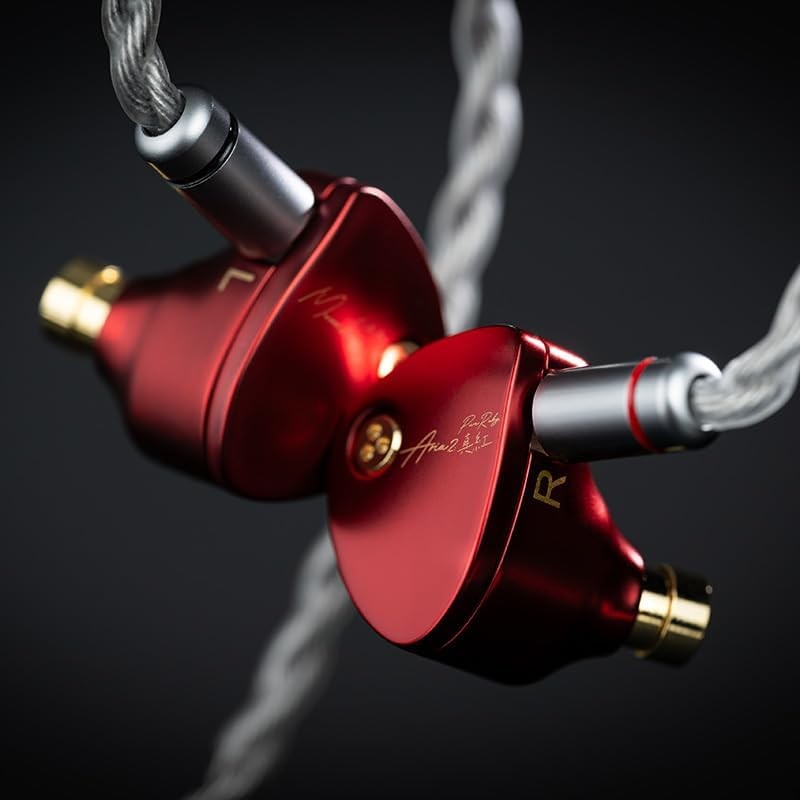 Moondrop Aria 2 Deep Red HiFi In-Ear Monitors HiFi Earbuds Special Edition IEM