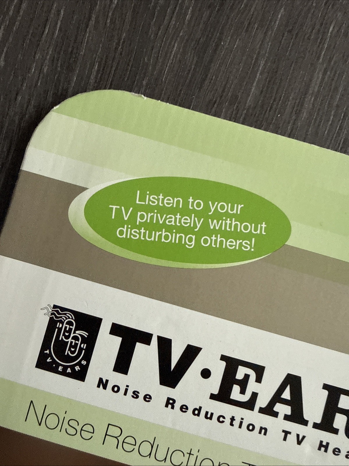TV Ears Noise Reduction wireless TV Headset ,sealed w 10 replacement ear tip