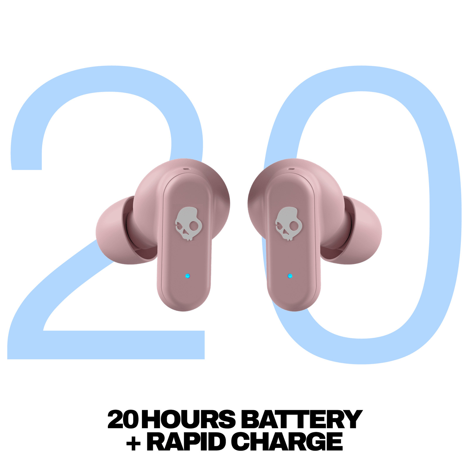 Skullcandy Dime 3 XT True Wireless in-Ear Earbuds, Real Tree