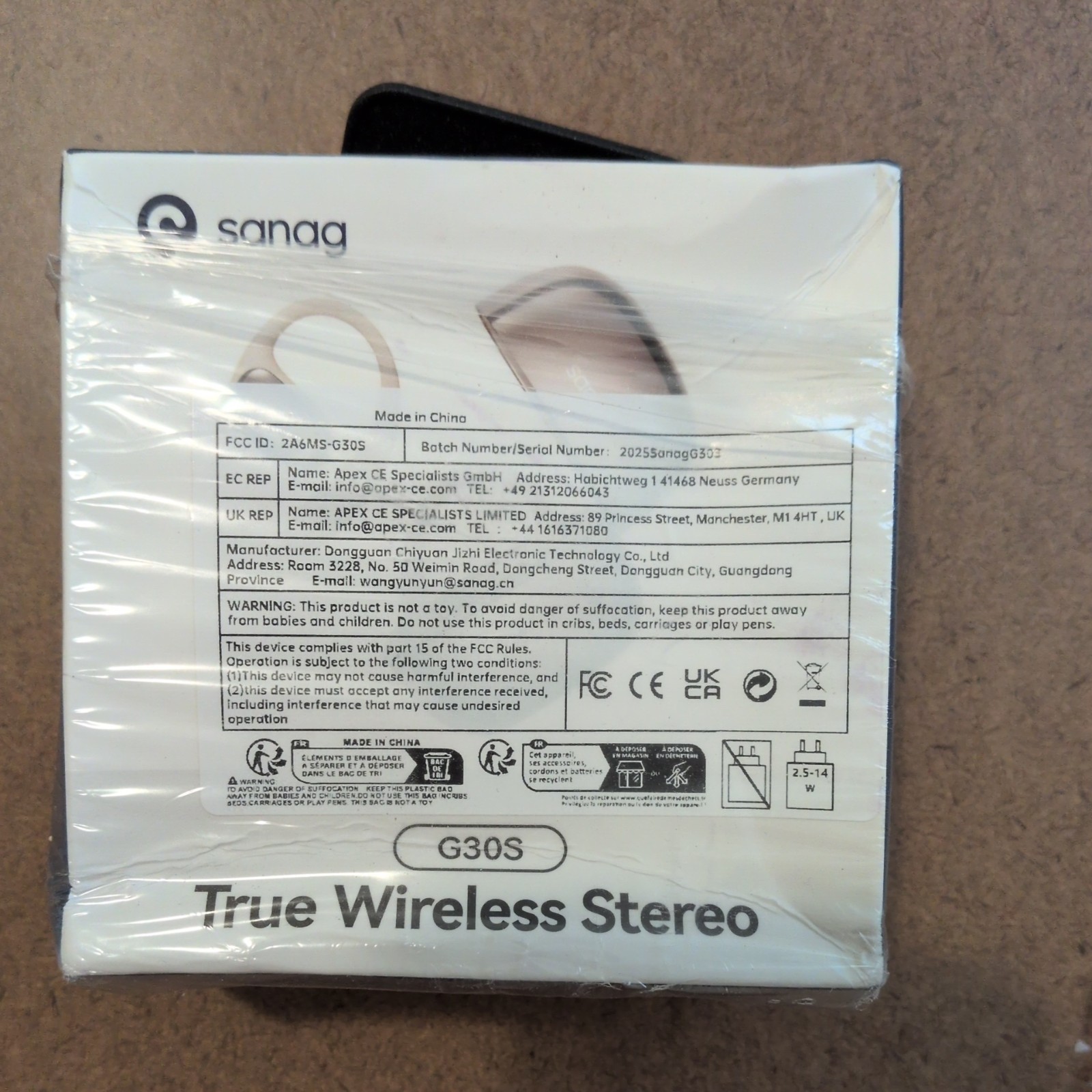 TOZO E1 Wireless Earbuds AI Clear Call with 32 EQs via APP Headphones Waterproof