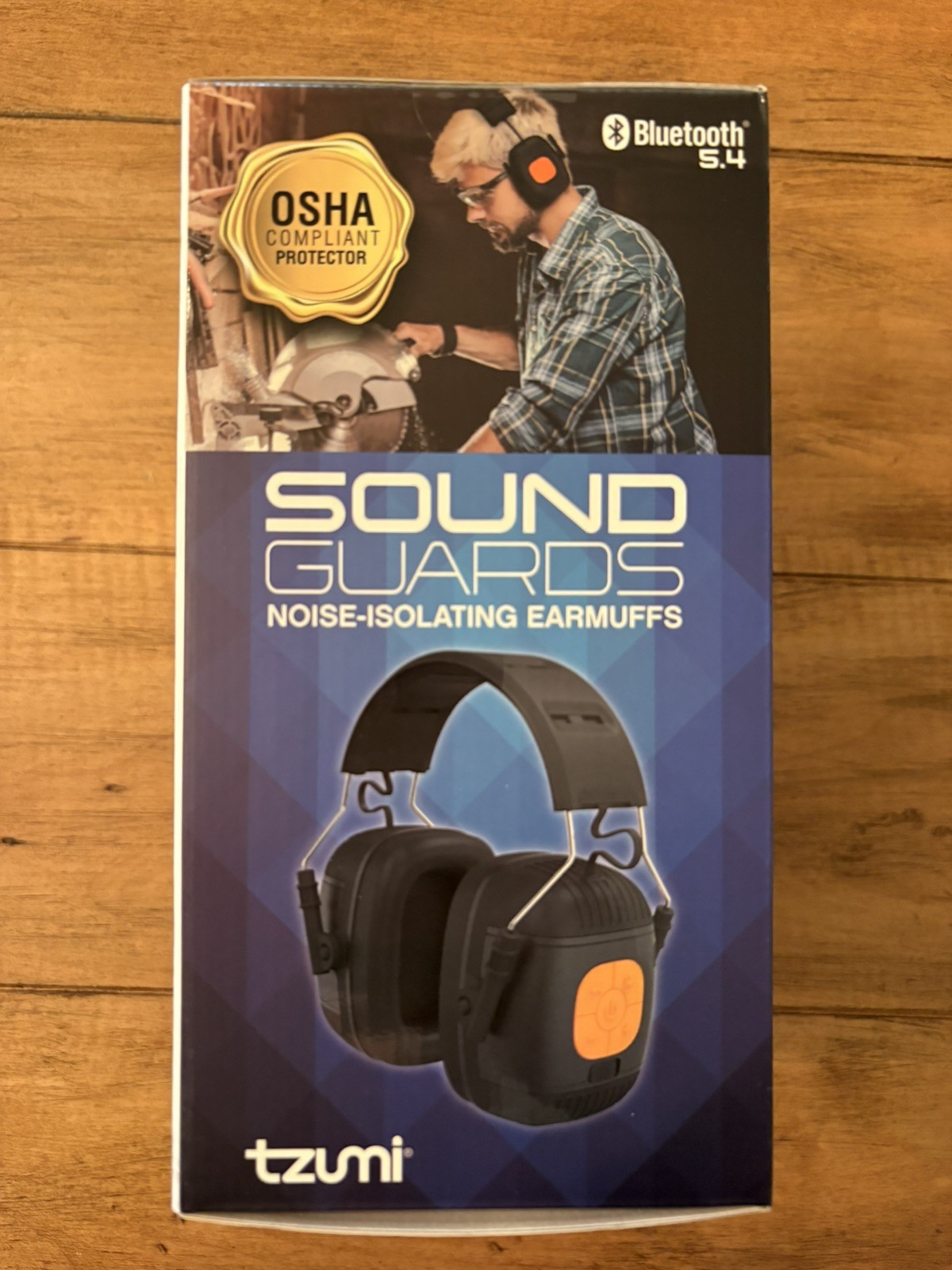 Tzumi Sound Guards Noise Isolating Earmuffs Bluetooth OSHA Compliant NRR23db New