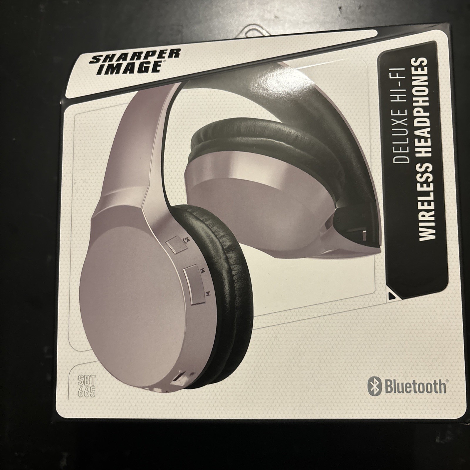 NEW Sharper Image SBT665 Deluxe Hi-Fi Wireless Bluetooth Headphones Open Box