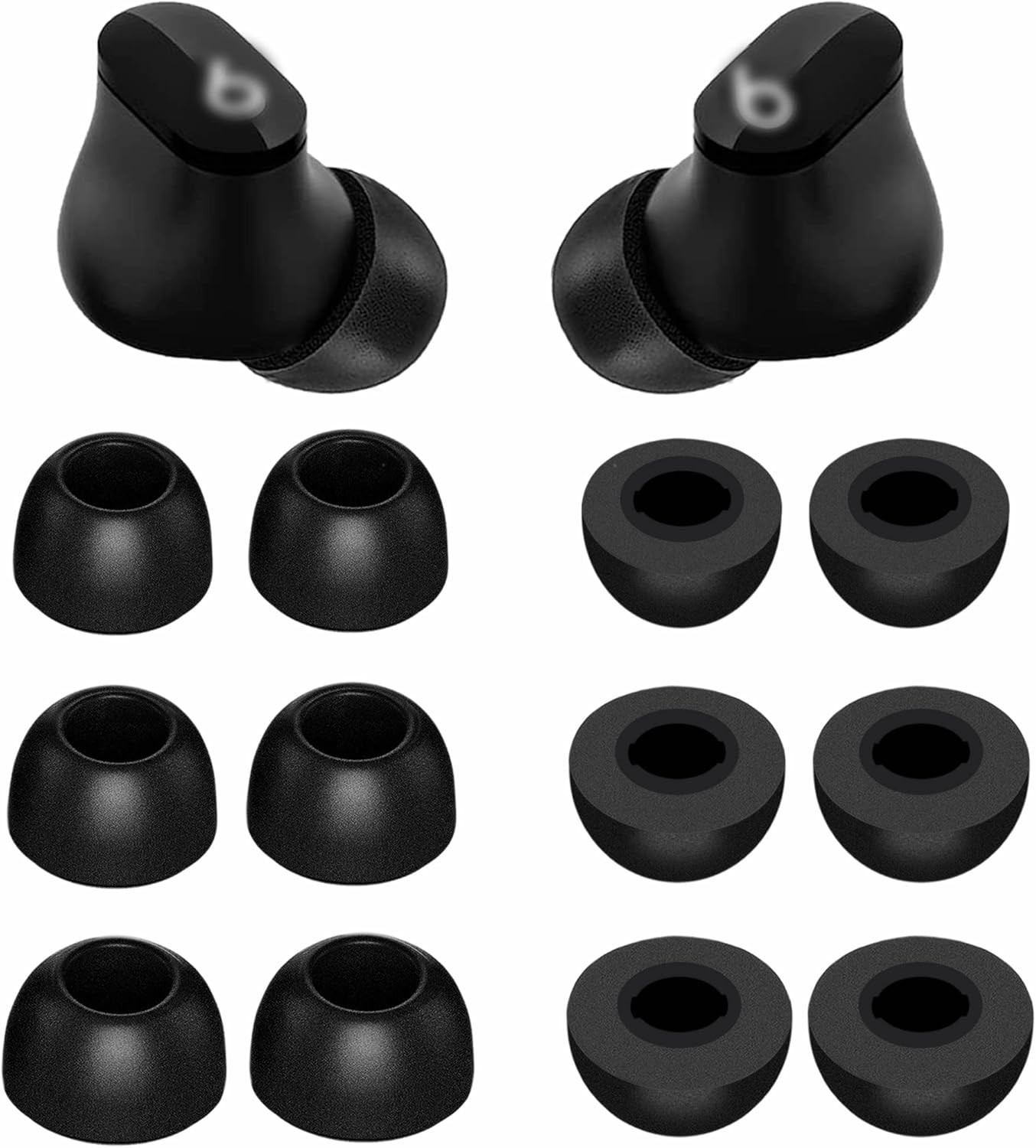 Replacement Memory Foam Compatible with Beats Solo Buds/Fit Pro/Studio Buds +…