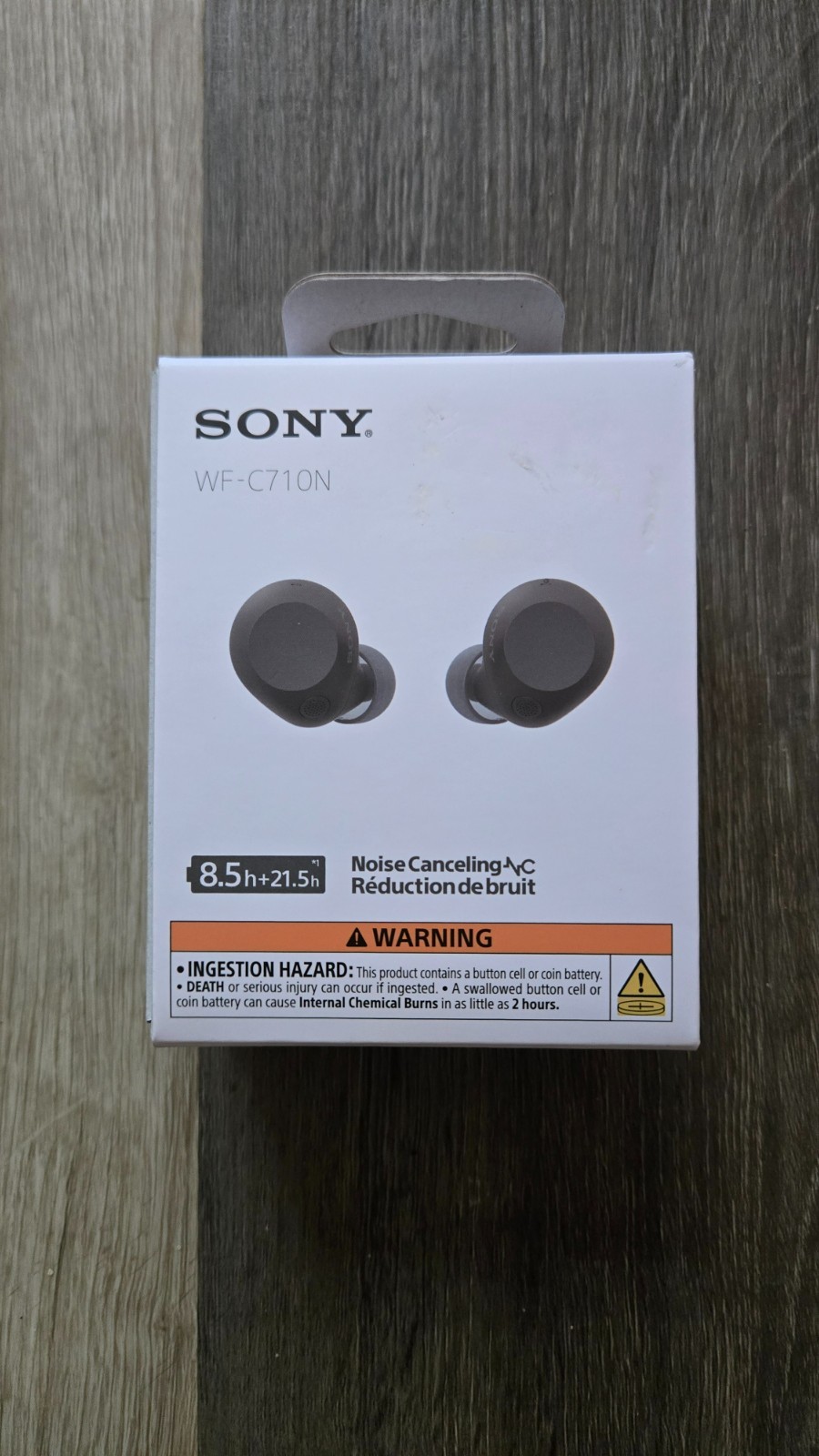 Sony WF-C710N/B True Wireless Noise Cancelling Bluetooth In-Ear Headphones