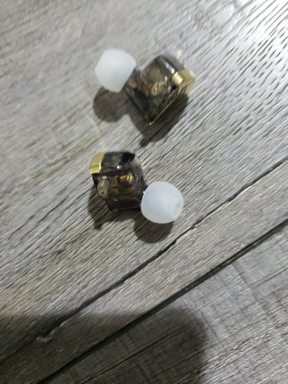 CCA CRA+ In The Ear Headphones Golden, No Mic, 3.5mm Jack ONLY, Tested Working